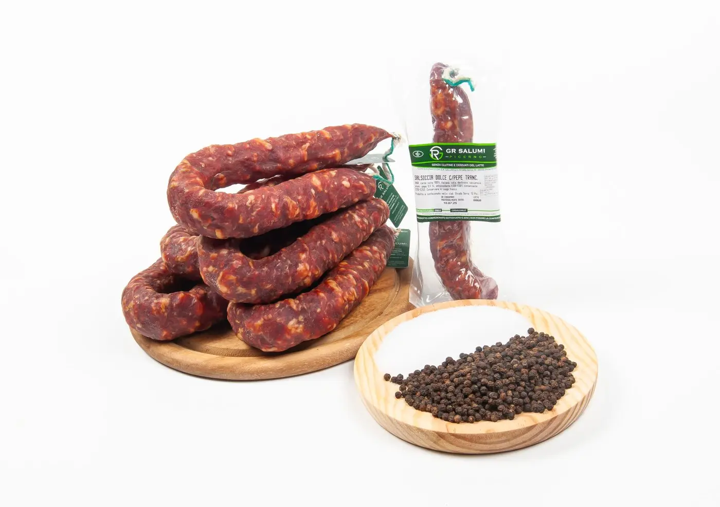 Salsiccia Picernese con pepe a tranci s.v.