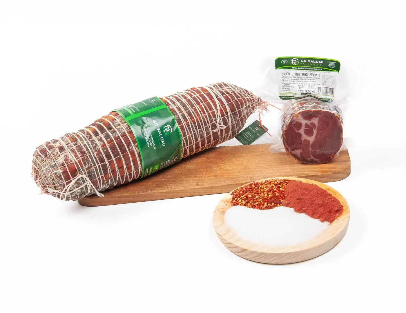 Capocollo Picernese piccante stagionato tranci s.v.