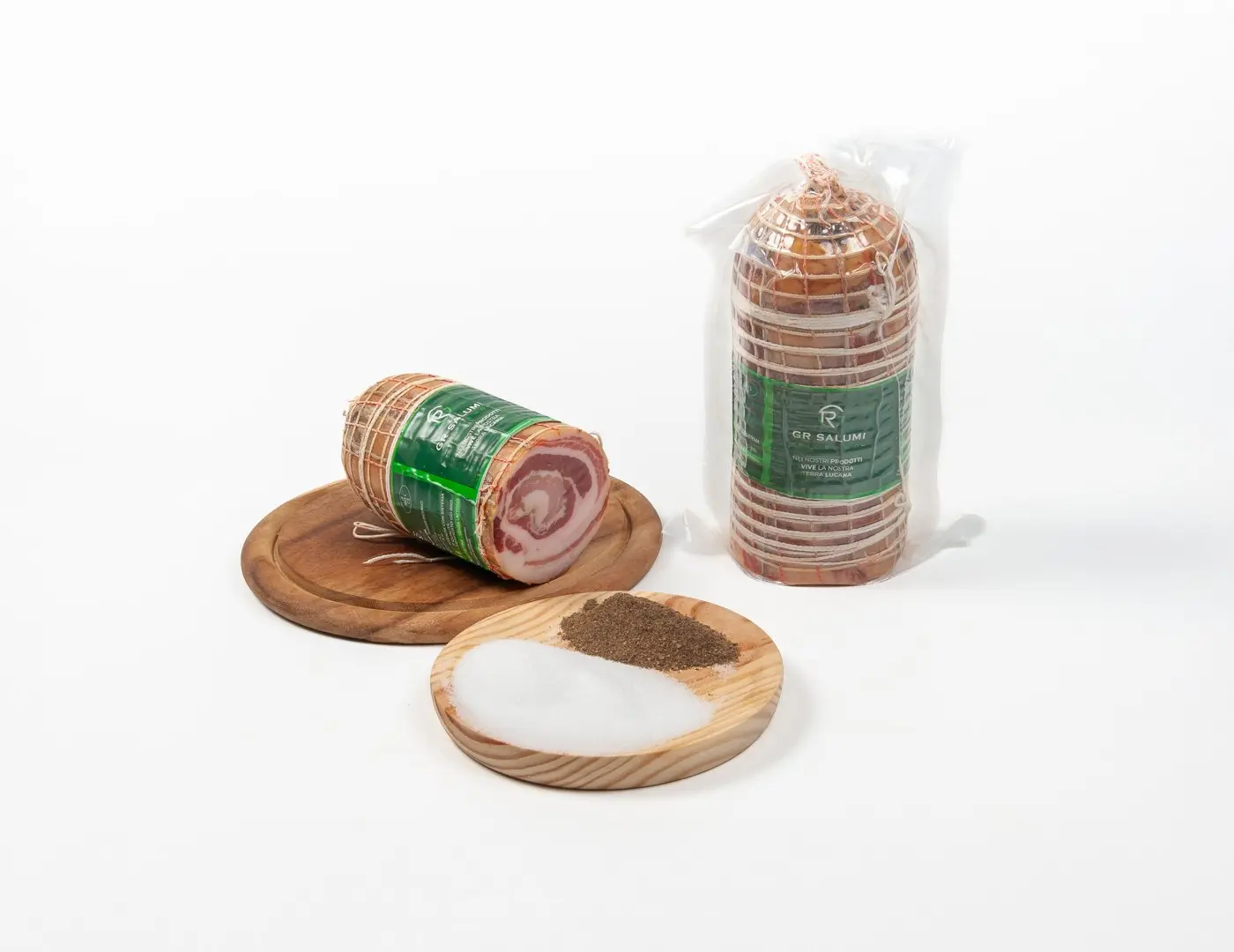 Pancetta arrotolata dolce metà s.v.