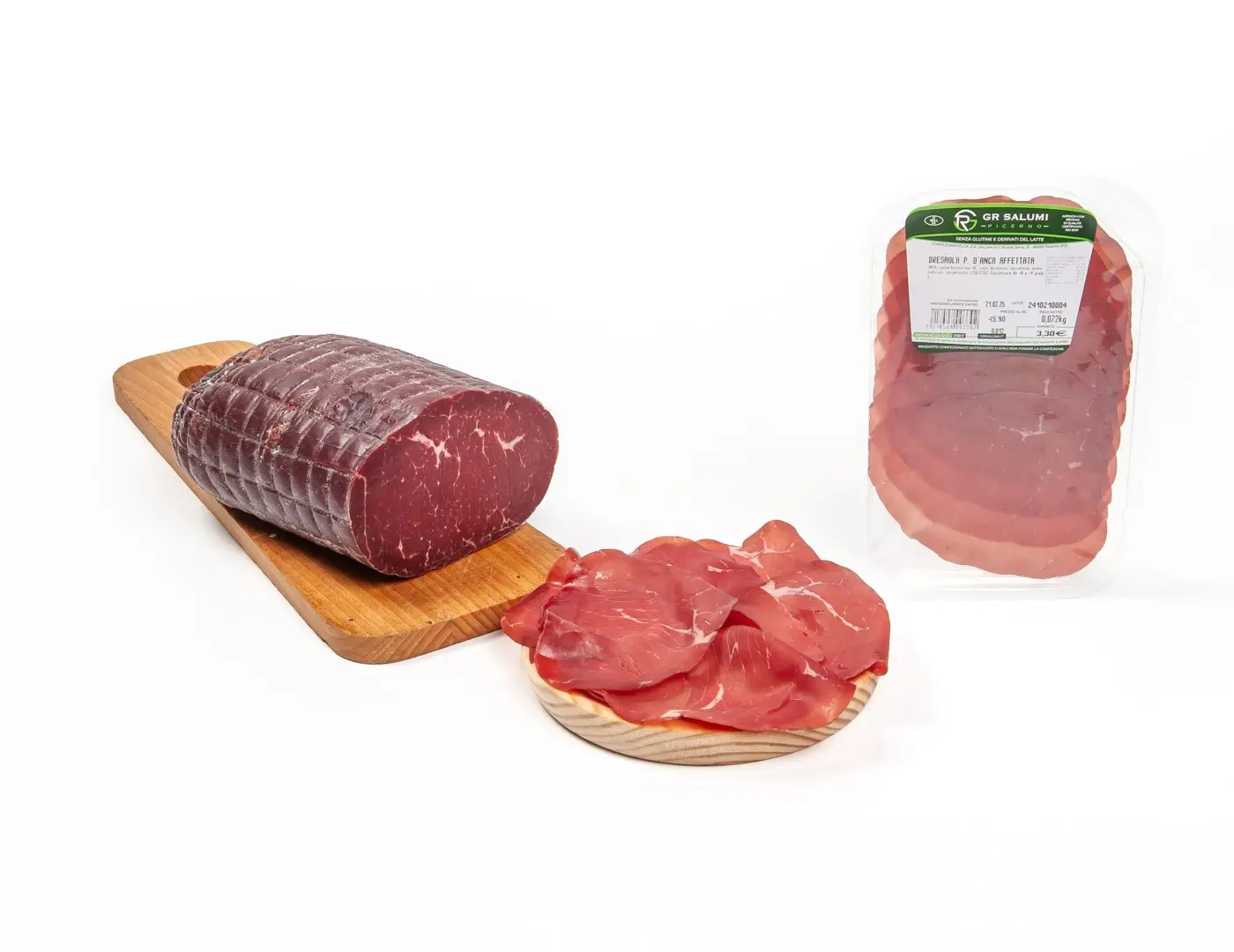 Bresaola punta d’anca affettata