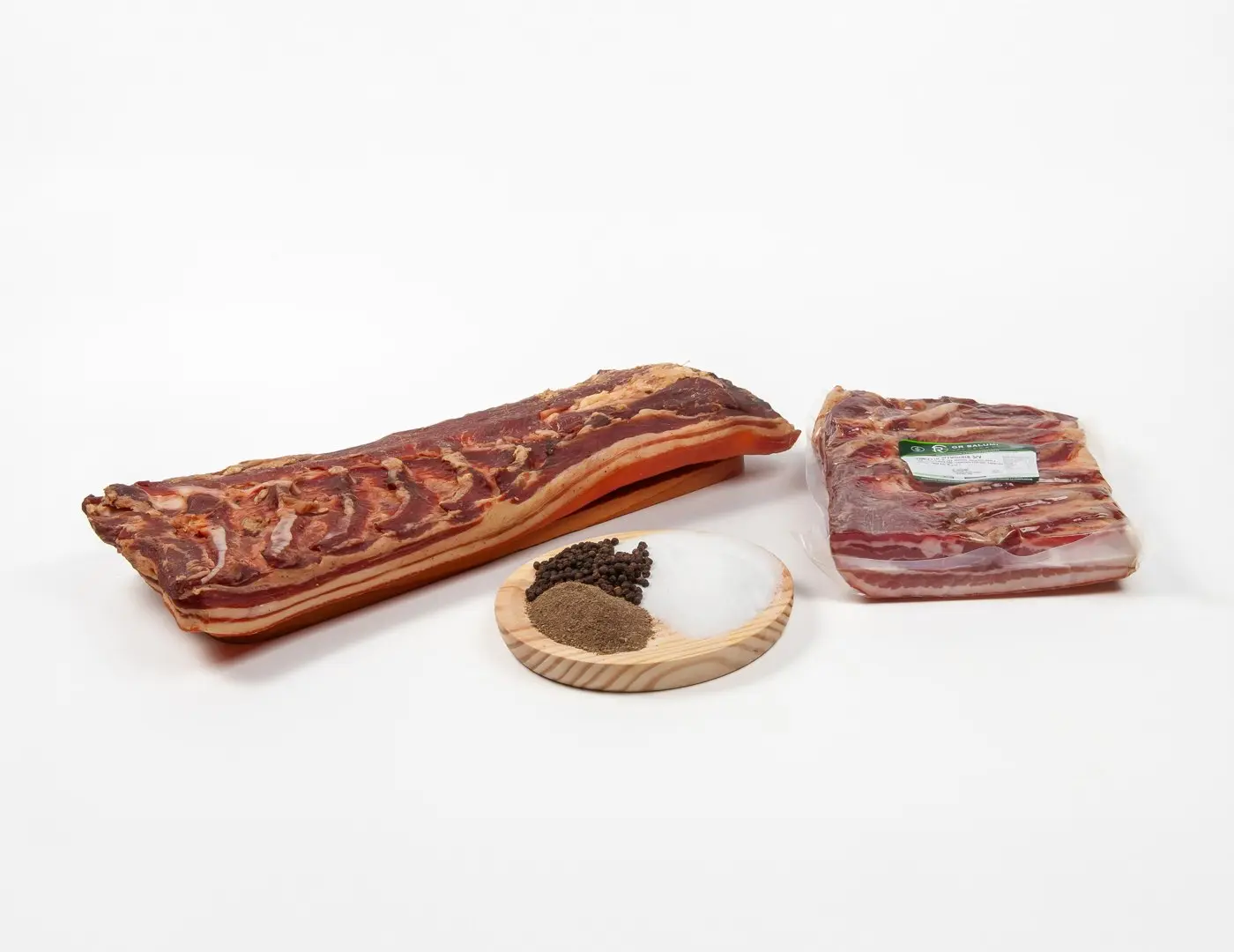 Pancetta tesa affumicata metà s.v.