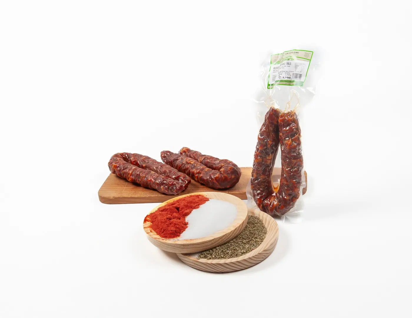 Salsiccia stagionata al naturale dolce s.v.